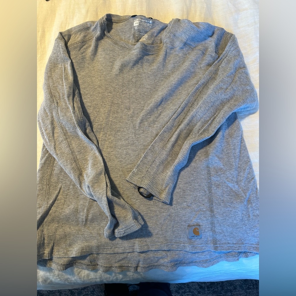 Carhartt Waffle Knit Gray Shirt
